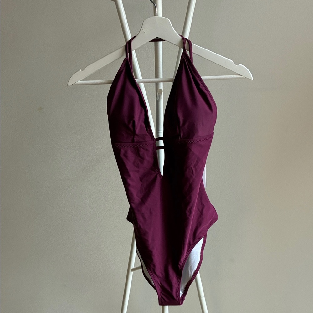 Cupshe Purple One-Piece Swimsuit